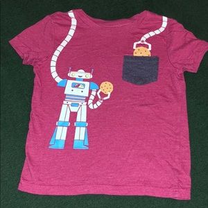 Cat & Jack Robot Cookie Shirt